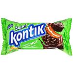 Konti Super Kontik Sandwich Cookies with Nut Flavor in Glaze 90g