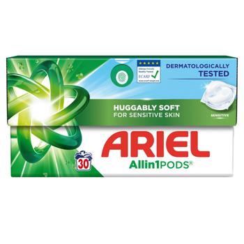 Ariel Pods All-in-1 Sensitive Washing Capsules 30pcs - buy, prices for Auchan - photo 3