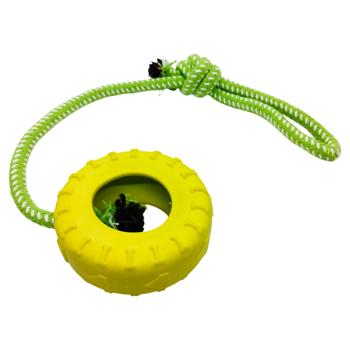 Tire with Rope Toy for Dogs 50cm - buy, prices for Tavria V - photo 3