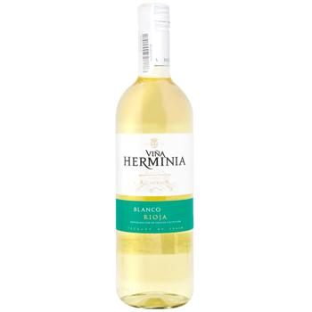 Вино Vina Herminia Blanco белое сухое 12% 0,75л - купить, цены на WINETIME - фото 1