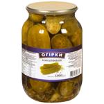 Огурцы консервированные 1л