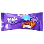 Пирожное бисквитное Milka с молочной начинкой в молочном шоколаде 32г