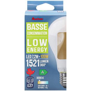 Auchan LED Lamp E27 7.2W 3000K - buy, prices for Auchan - photo 3
