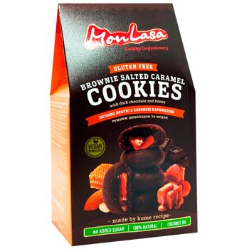 Печиво MonLasa Брауні з начинкою солона карамель 120г - купити, ціни на - фото 2
