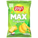 Чипси Lay's зі смаком королівського сиру рифлені 95г