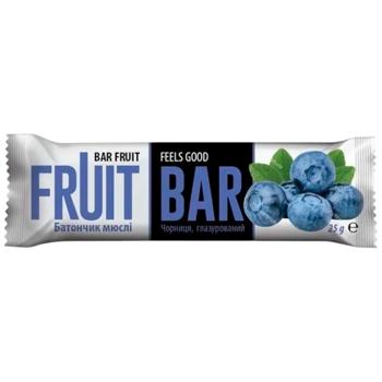 Fruit Bar Bilberries Muesli Bar 25g - buy, prices for Epicentr FOOD - photo 1