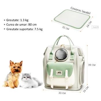 Pet Fun рюкзак-переноска для собак 33х25х39 см - сірий - купить, цены на MasterZoo - фото 4