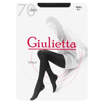 Giulietta Velour Tights 70den Nero-4 - buy, prices for NOVUS - photo 1