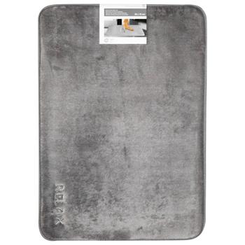 Tarrington House Memory Foam Gray Bath Mat 55x75cm