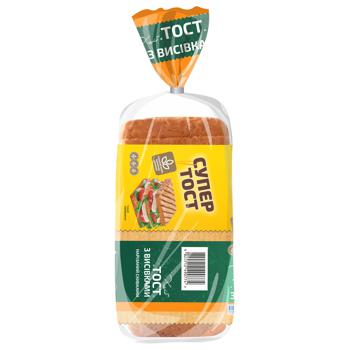 Kyivkhlib Toast Bread with Bran Sliced 350g - buy, prices for EKO Market - photo 2