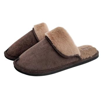Twins HS-OZ Velvet Men's Fur Lined Slippers s.40-41 Brown - buy, prices for - photo 2