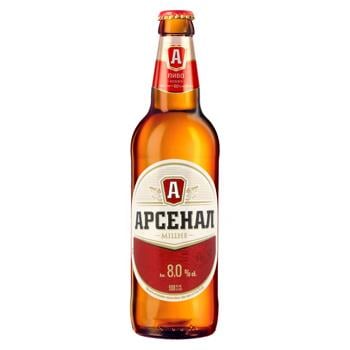 Пиво Арсенал міцне светлое 8% 0,5л - купить, цены на КОСМОС - фото 1