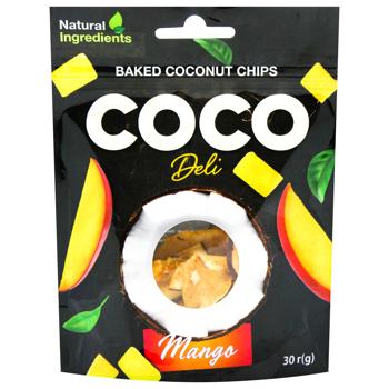 Чипсы кокосовые Coco Deli Mango 30г - купить, цены на Эпицентр FOOD - фото 1