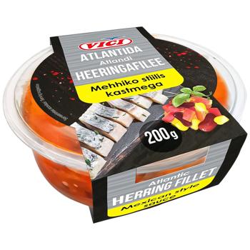 Vici Atlantic Herring Fillet Slices in Mexican Sauce 200g