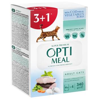 Cat food Opti meal Ukraine - buy, prices for MasterZoo - photo 1