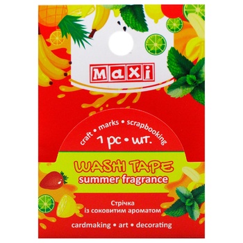 Maxi Decorative Tape with Foil Print 15mm*3m - buy, prices for - photo 1