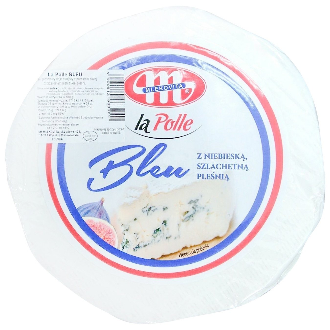 

Сыр Мlekovita La Polla Blue с плесенью 69%