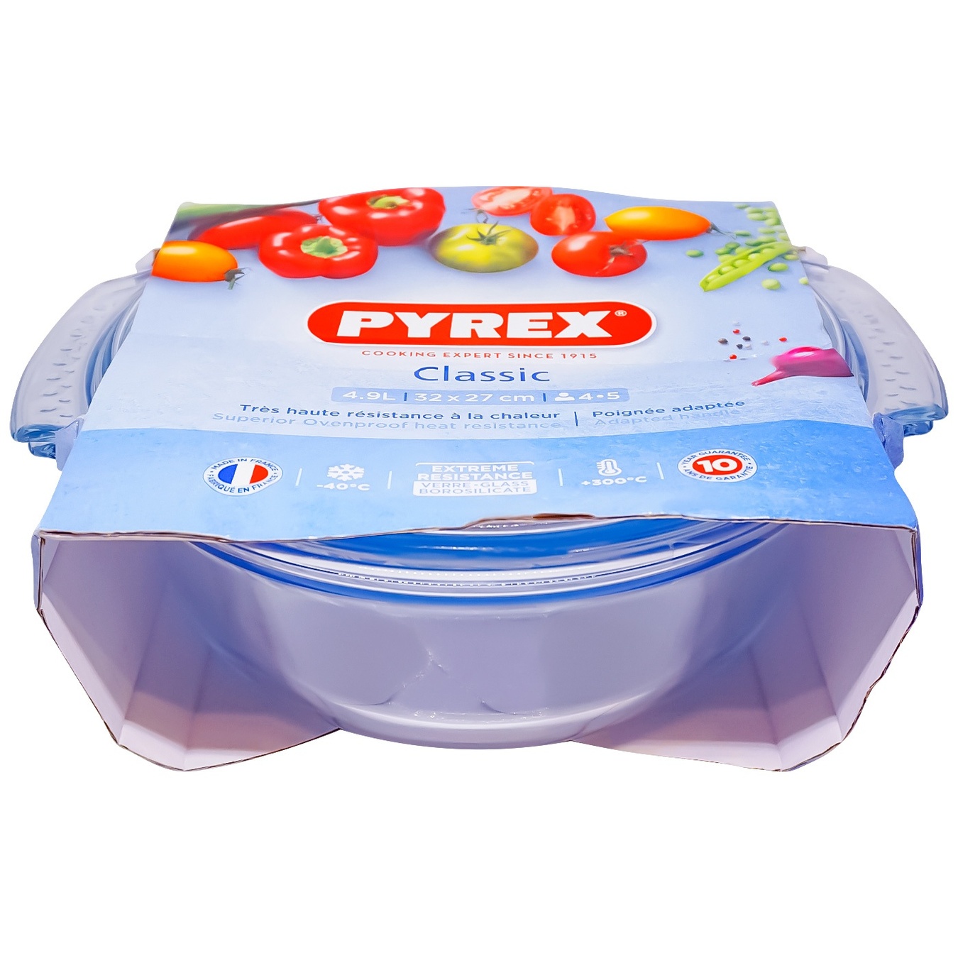 

Кастрюля Pyrex Classic стеклянная 3,5л + 1,4л