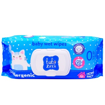 Baby Zaya Hypoallergenic Wet Wipes 84pcs