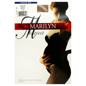 Колготы женские Marilyn Mama для беременных 20ден р.3 visone