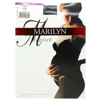 Колготы женские Marilyn Mama для беременных 60ден р.3 nero