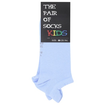 The Pair of Socks Kids Mini Blue Socks 32-34s - buy, prices for MegaMarket - photo 2