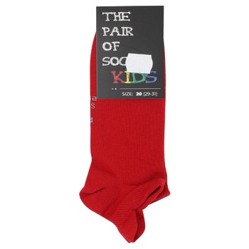 The Pair of Socks Kids Mini Socks Red 29-31s - buy, prices for - photo 2
