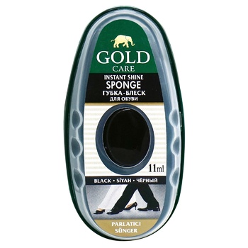 Gold Care Black Sponge For Shoe Shine With Replaceable Spray 11ml - buy, prices for COSMOS - photo 2