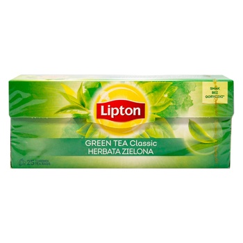 Чай зеленый Lipton Classic 1,3г*25шт - купить, цены на - фото 3