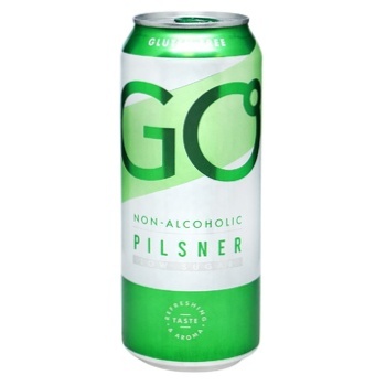 Пиво Svyturys Go Pilsner світле безалкогольне 0,5% 0,5л - купити, ціни на NOVUS - фото 1