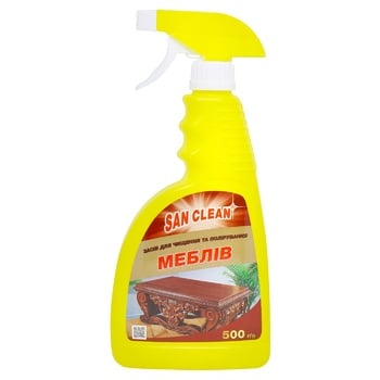 San Clean Furniture Polish 500ml