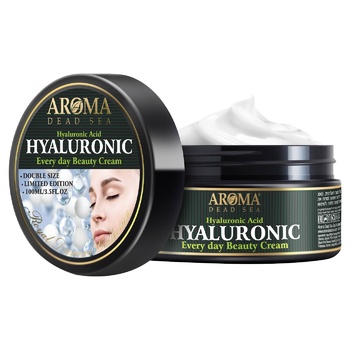 Aroma Dead Sea Face Cream with Hyaluronic Acid 100ml - buy, prices for COSMOS - photo 1