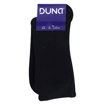 Шкарпетки Duna чоловічі чорні розмір 25-27 - купити, ціни на - фото 1