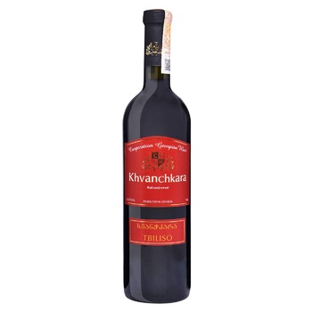 Tbiliso Khvanchkara Red Semisweet Wine 11% 0.75l - buy, prices for NOVUS - photo 2