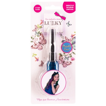 Lukky Blue Glitter Hair Mascara - buy, prices for NOVUS - photo 1