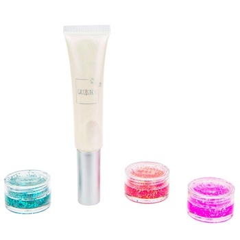 Lukky Holographic Lip Gloss + 3 Jars of Glitter - buy, prices for Vostorg - photo 4