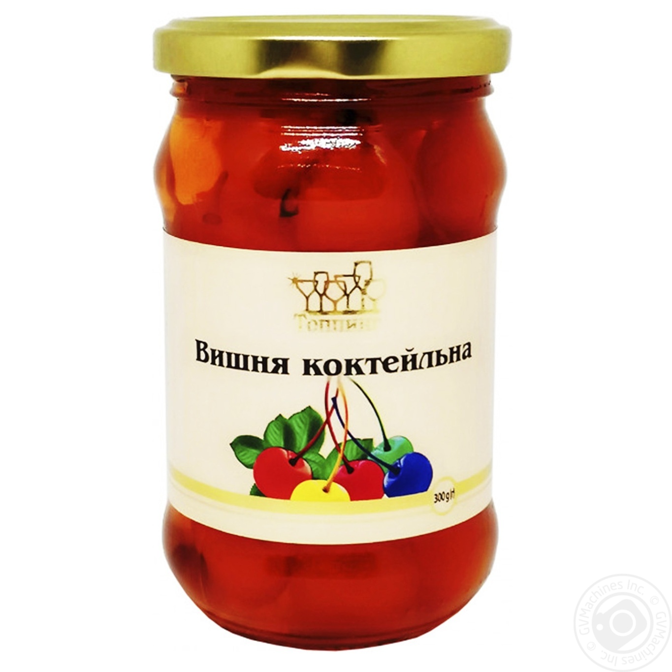 

Топпинг Топпинг вишня коктейльная цветная 300г