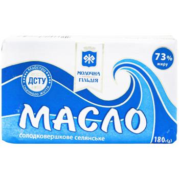 Масло Молочная гильдия Селянское 73% 180г - купить, цены на - фото 2