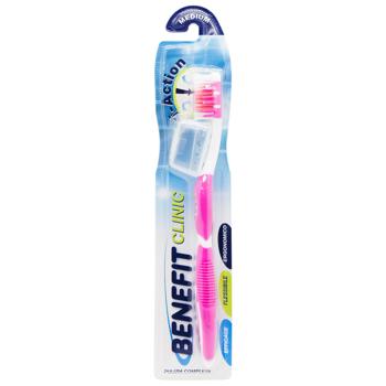 Benefit Clinic Tri-Action Medium Hardness Toothbrush - buy, prices for COSMOS - photo 1