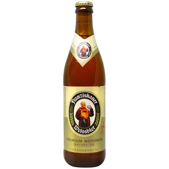 Пиво Franziskaner Hefe Weissbier світле нефільтроване 5,1% 0,5л - купити, ціни на NOVUS - фото 1