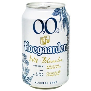 Hoegaarden Light Non-alcoholic Unfiltered Beer 0.33l - buy, prices for METRO - photo 1