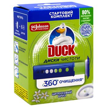 Duck Citrus Breeze Toilet Cleanliness Discs 36ml - buy, prices for Auchan - photo 3