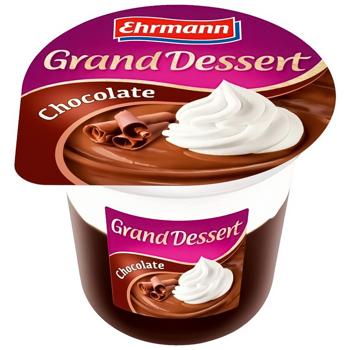 Десерт Ehrmann Grand Dessert Шоколад 4,9% 190г - купити, ціни на Auchan - фото 1