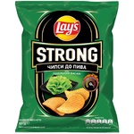 Чіпси картопляні Lay's Strong зі смаком гострого васабі 62г