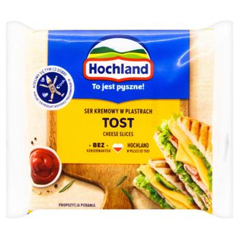 Сыр Hochland тостовый 130г - купить, цены на КОСМОС - фото 1