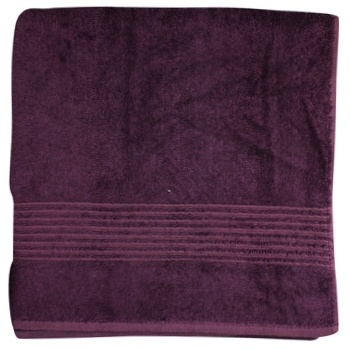 Saffran Grace Terry Towel 70x140cm Eggplant - buy, prices for - photo 1