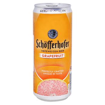 Пиво Schofferhofer Grapefruit світле 2,5% 0,33л - купить, цены на NOVUS - фото 1