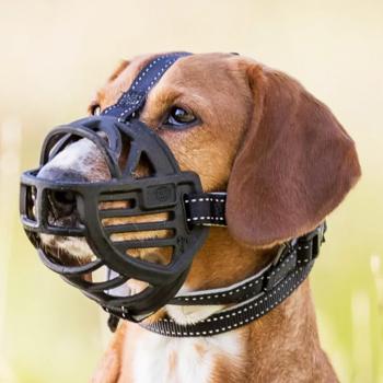 Намордник Trixie Muzzle Flex силіконовий M 21см чорний - купити, ціни на MasterZoo - фото 3