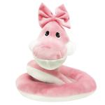 Stip Pink Snake Toy with Bow 35cm