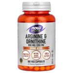 Now Foods Sports L-Arginine and L-Ornithine 500/250mg 100 capsules